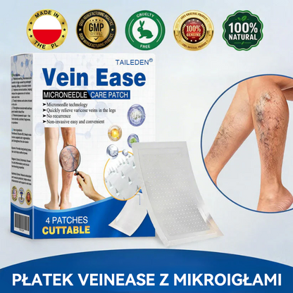 🤩🇵🇱👨‍⚕️✅TAILEDEN® VeinEase Plastry z Mikronakłuciami⚡Natychmiastowa ulga, długotrwałe rezultaty
