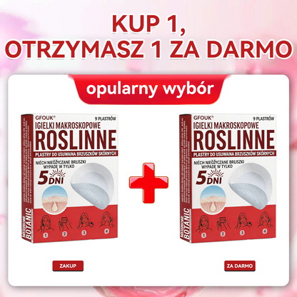 ✅ GFOUK® Plastry do usuwania brodawek i znamion z mikronakłuciami roślinnymi