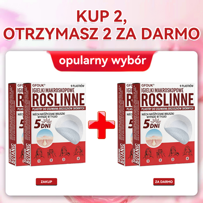 ✅ GFOUK® Plastry do usuwania brodawek i znamion z mikronakłuciami roślinnymi