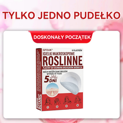 ✅ GFOUK® Plastry do usuwania brodawek i znamion z mikronakłuciami roślinnymi